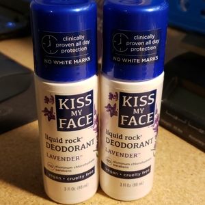 2 Kiss My Face, Liquid Rock, Lavender Deodorant